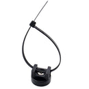 Magnet Cable Tie Holder - 25mm - N45 | Black Epoxy