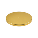 45mm x 3mm Disc - N42 - Gold (Rare Earth, North Pole Dent)