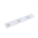 200mm x 34mm clear flexible magnetic tool holder strip with three neodymium magnets