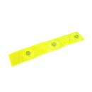 200mm x 34mm yellow flexible magnetic tool holder strip with three neodymium magnets