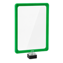 A5 Magnetic Signage Frame Kit with Vertical Magnetic Base | Various Colours