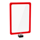 A5 Magnetic Signage Frame Kit with Vertical Magnetic Base | Various Colours