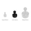 Ultra Memo Magnet - Black (19mm)