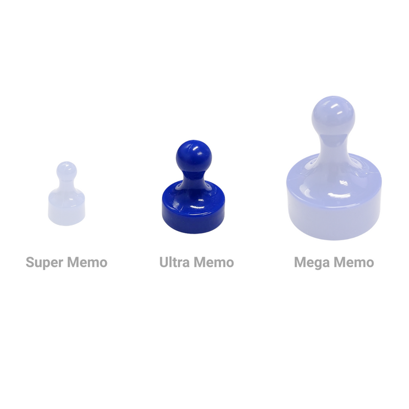 Ultra Memo Magnet - Blue (19mm)