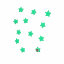 Fridge / Whiteboard Ferrite 'Star' Magnets - 12 Pack (15mm x 6mm)