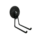 88mm Rubber Pot Magnet with Medium Hanging Storage Hook (Rare Earth)