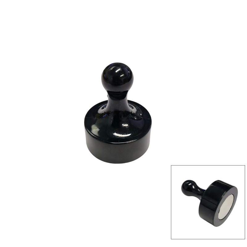 Mega Memo Magnet - Black (29mm)