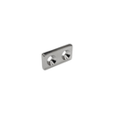 20mm x 10mm x 3mm Block - Twin Countersunk Hole 3.2mm/6.4mm - SOUTH