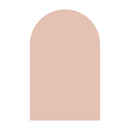 Repositionable magnetic arch wall decal for kids in Peach