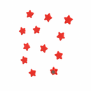 Fridge / Whiteboard Ferrite 'Star' Magnets - 12 Pack (15mm x 6mm)