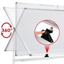 Rolling Magnetic Whiteboard - 1200mm x 900mm | White