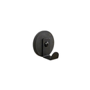 Small Magnetic Rubber J Hanging Hook | Black