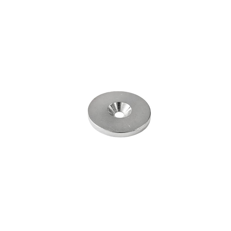 25mm x 3mm Metal Washer - 4.5mm Countersunk Hole (Pot Magnet Mount)
