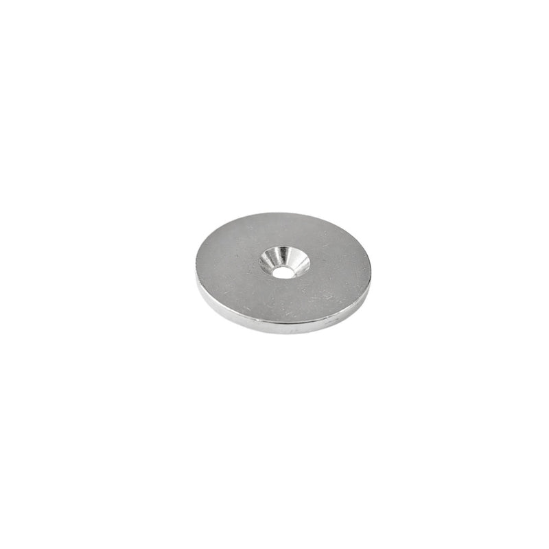 32mm x 3mm Metal Washer - 4.5mm Countersunk Hole (Pot Magnet Mount)