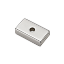 20mm x 13.5mm x 5mm Rectangular Pot with 3mm Countersunk Hole (Rare Earth)