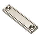 60mm x 13.5mm x 5mm Rectangular Pot with 3mm Countersunk Hole (Rare Earth)