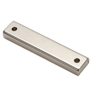 60mm x 13.5mm x 5mm Rectangular Pot with 3mm Countersunk Hole (Rare Earth)