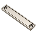 80mm x 13.5mm x 5mm Rectangular Pot with 3mm Countersunk Holes (Rare Earth)