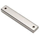80mm x 13.5mm x 5mm Rectangular Pot with 3mm Countersunk Holes (Rare Earth)