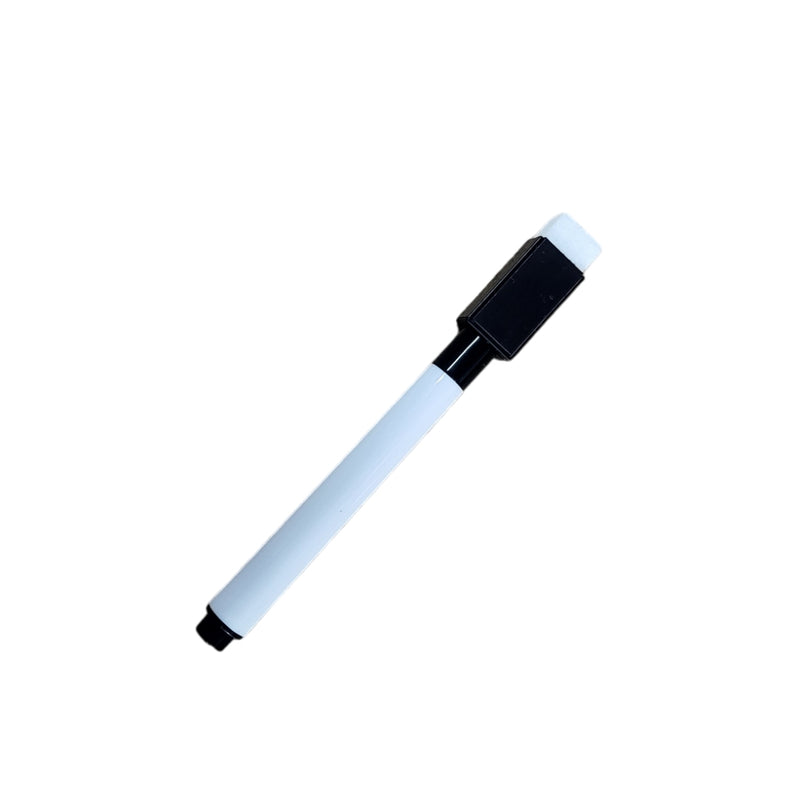 Magnetic Whiteboard Marker with Eraser (Black)