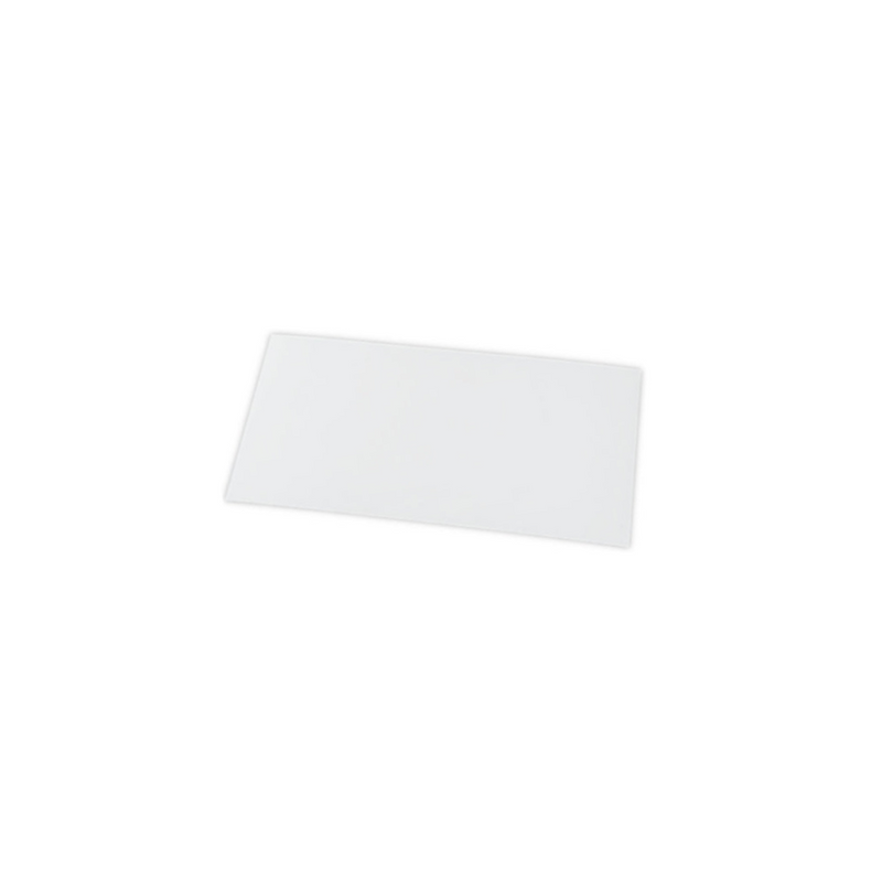 80mm x 40mm (0.9mm Thick) White Gloss Magnetic Label