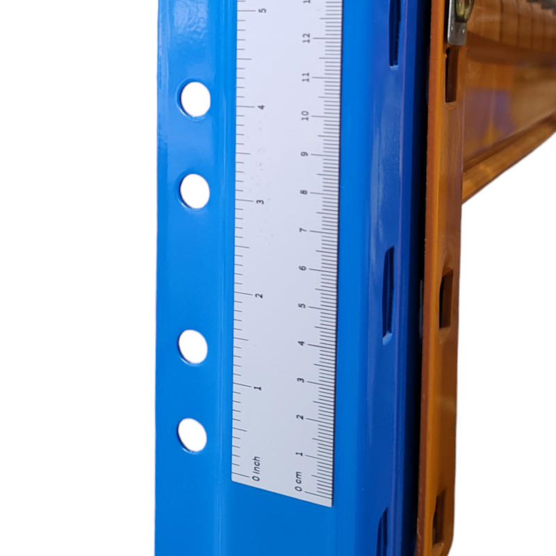 Magnetic Meter Ruler For Racking Inspection Flexible Magnetic Ruler / Measuring Tape - 100cm / 1 Metre (White or B