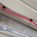 22mm Rubber Coated Pot Magnet with Cable Tie Mounting Kit