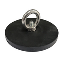88mm x 8.5mm Rubber Pot Magnet with Eye Nut (Rare Earth)