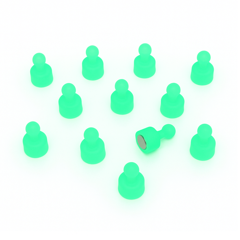 Glow In The Dark 'NeoGlo' Memo Magnets (12 Pack)