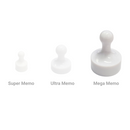 Mega Memo Magnet - White (29mm)