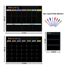 Magnetic 'Write & Wipe' Planner Set incl. 8pc Liquid Chalk Markers