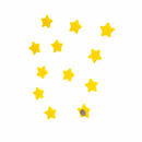 Fridge / Whiteboard Ferrite 'Star' Magnets - 12 Pack (15mm x 6mm)