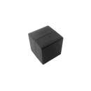 a small black object sitting on top of a white table