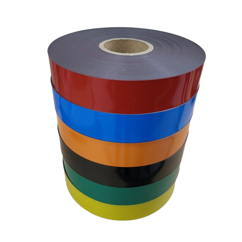 50 x 0.9mm Coloured Magnetic Stripping (Flexible Rubber)