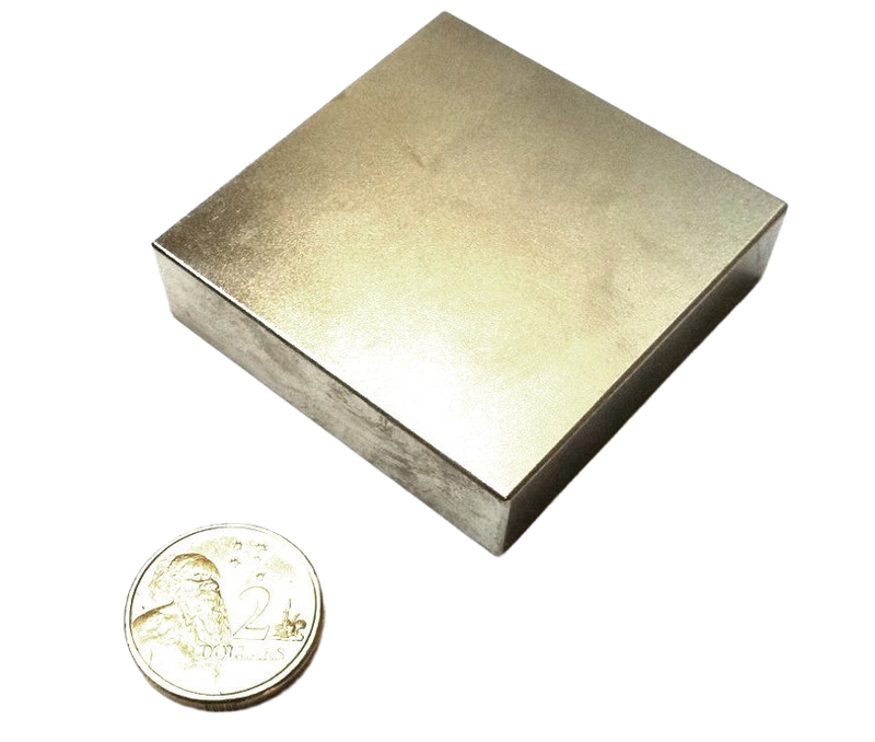 a small metal box next to a coin