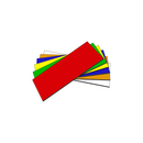 Write & Wipe Coloured Magnetic Labels - 100mm x 30mm (0.9mm Thick)