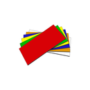 Write & Wipe Coloured Magnetic Labels - 100mm x 40mm (0.9mm Thick)