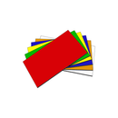 Write & Wipe Coloured Magnetic Labels - 100mm x 50mm (0.9mm Thick)