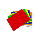 Write & Wipe Coloured Magnetic Labels - 200mm x 100mm (0.9mm Thick)