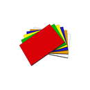 Write & Wipe Coloured Magnetic Labels - 70mm x 40mm (0.9mm Thick)