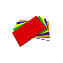 Write & Wipe Coloured Magnetic Labels - 80mm x 40mm (0.9mm Thick)