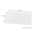 100mm x 50mm (0.9mm Thick) White Gloss Magnetic Label