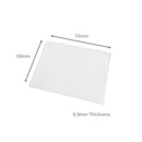 70mm x 50mm (0.9mm Thick) White Gloss Magnetic Label
