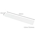 250mm x 40mm (0.9mm Thick) White Gloss Magnetic Label