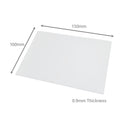 150mm x 100mm (0.9mm Thick) White Gloss Magnetic Label