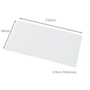 210mm x 80mm (0.9mm Thick) White Gloss Magnetic Label