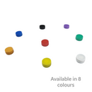 White Plastic Coated Neodymium Button Magnet 12.7mm x 6.35mm