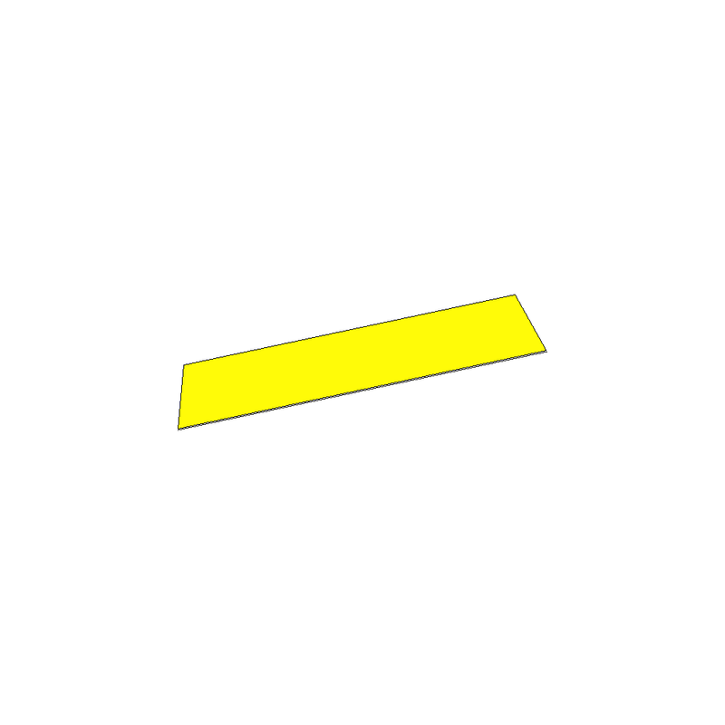 Write & Wipe Coloured Magnetic Labels - 200mm x 25mm (0.9mm Thick)
