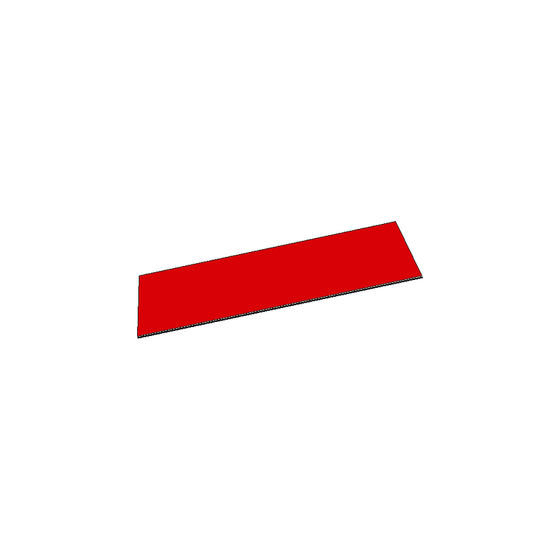 Write & Wipe Coloured Magnetic Labels - 250mm x 40mm (0.9mm Thick)