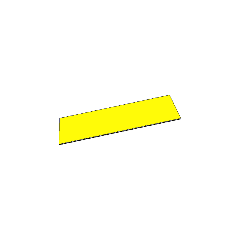 Write & Wipe Coloured Magnetic Labels - 250mm x 40mm (0.9mm Thick)